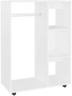 vidaXL Kleiderschrank Weiß 80x40x110 cm Holzwerkstoff 808513