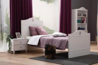 Jugendbett Kinderbett Kids Design Modern Weiß Bett Kinderzimmer Neu