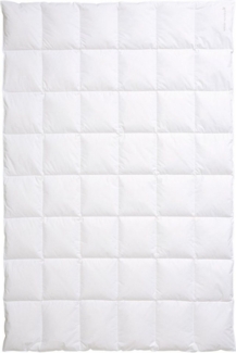 Centa-Star Daunenbettdecke Queen of Canada, Füllung: 90% Daunen, 10% Federn, Bezug: 100% Baumwolle, hervorragende Qualität mit bauschkräftiger Füllung