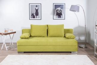 COLLECTION AB Schlafsofa Tania mit Bettfunktion und Bettkasten, komfortabler Sitzkomfort: Federkern-Polsterung, inklusive Rückenkissen