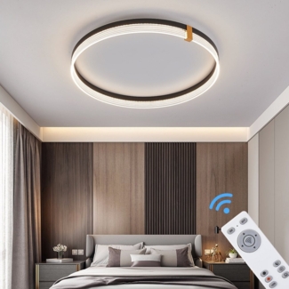Euroton LED Deckenleuchte LED Deckenleuchte Fernbedienung/Handy-App Lichtfarbe einstellbar, LED fest integriert, Kalt- bis Warmweiß, Lichtfarbe oder/und Helligkeit mit Fernbedienung oder App einstellbar