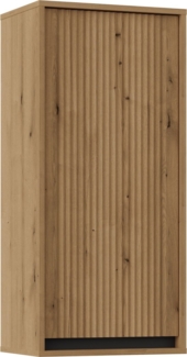 Selsey 'Osaka' Hängeschrank mit geriffelter Front, Eichenholzoptik 'Evo'ke, ca. 100 x 46 x 32 cm