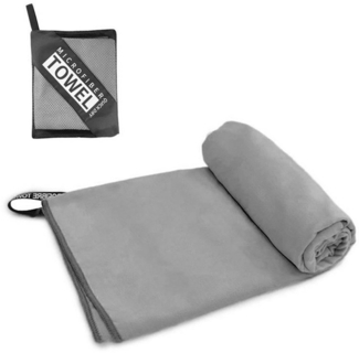 Coonoor Strandtuch Mikrofaser Handtuch Set-180x80cm+80x40cm, Strandtuch, Mikrofaser (2-St), Microfaser Handtücher for Sporthandtuch Reisehandtuch Outdoor