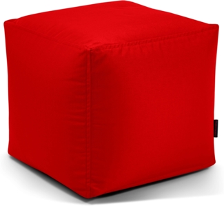 Sitzsack ‘Pouf Up!‘, Bezugstoff - Colorin, 100% Olefin, Red, 40x45x45 cm cm.