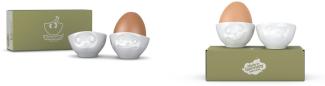 FIFTYEIGHT PRODUCTS Eierbecher Set 4-tlg. - Eierbecher Weiß - 1 Set, (1-tlg)