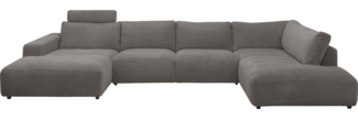Musterring Wohnlandschaft Lucia U-Form, Verschiedene Farben, Cord-Bezug, Gesamtbreite 434 cm