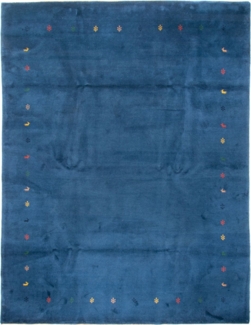 Morgenland Gabbeh Teppich - Indus - 394 x 297 cm - blau