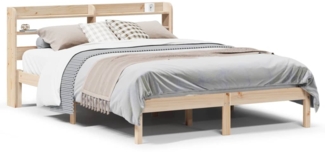 vidaXL Massivholzbett ohne Matratze 140x200 cm Kiefernholz 3306541