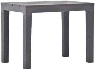 vidaXL Gartenbänke 2 Stk. Moccafarben Kunststoff 48782