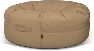 Sitzsack ‘Roll 135‘, Bezugstoff - Colorin, 100% Olefin, Sand, 50x135x135 cm.