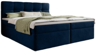 Luxusbetten24 Boxspringbett Cozy II Samt, mit Stauraum