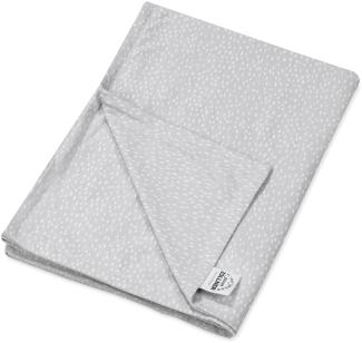 Zöllner Decke Jersey Tiny Squares grey 70/100