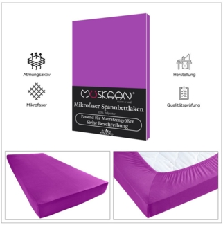 Müskaan Spannbettlaken Spannbettlaken Mikrofaser 90x200 120x200 140x200 180x200 200x200