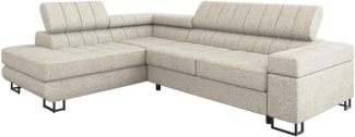 Ecksofa Laris Premium (Farbe: Corbett 08, Seite: Links)