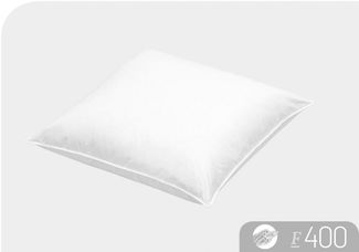 Schlafstil Baumwollkissen F400, Füllung: 100% Polyester, Bezug: 100% Baumwolle, hergestellt in Deutschland, allergikerfreundlich