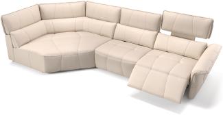 Sofanella Ecksofa ADRIA Eckcocuh Ledercouch italienisch in Creme