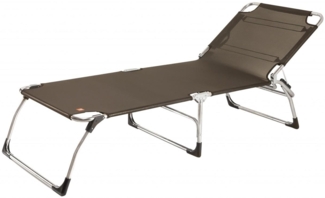AMIGO BIG Schwarz Sonnenliege Aluminium Dreibeinliege FIAM