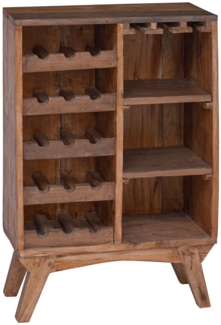 vidaXL Regal Braun 60 x 30 x 90 cm Massives upgecyceltes Holz 42012373