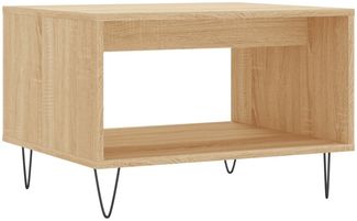 Couchtisch, Sofatisch Sonoma-Eiche 60x50x40 cm Holzwerkstoff