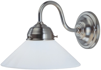 Wandleuchte A7-17op Nickel Finish