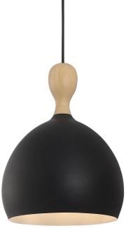 Halo Design 742882 Pendelleuchte Dueodde Metall E27 schwarz 24cm