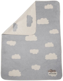 FUSSENEGGER Kuscheldecke grau