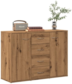 vidaXL Sideboard Artisan-Eiche 88x30x64 cm Holzwerkstoff 855893