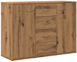 vidaXL Sideboard Artisan-Eiche 88x30x64 cm Holzwerkstoff 855893