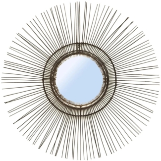 Der Tropical Spiegel - Schwarz - L - Schwarz - 90x90x4cm