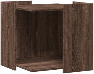 vidaXL Katzenklo Eichen-Optik 53x53x51 cm Holzwerkstoff 857757