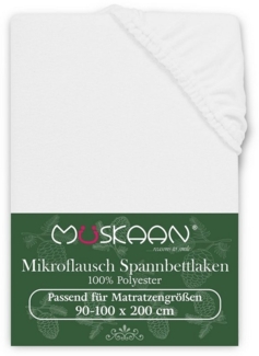 Müskaan Spannbettlaken Spannbetttuch Bettlaken Winter Flausch Warm Leintuch, Fleece, Gummizug: Rundumgummizug, Matratzen Bezug bis 22cm Matratzenhöhe Kuschelig Flauschig