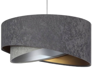 BPS Koncept 060-080 Hängeleuchte Galaxy dunkelgrau, hellgrau, Gold, Silber 1 x E27 Ø 50cm H:105cm dimmbar