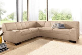 DOMO collection Ecksofa Norma L-Form, wahlweise mit Bettfunktion
