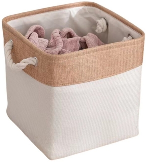 Coonoor Aufbewahrungsbox 33 x 33 x 33 cm Großer Aufbewahrungskorb, Korb Aufbewahrung, für Schrank, Regal,Kleidung