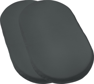 Erwin Müller Spannbettlaken Baby-Spannbettlaken "Murnau" 2er-Pack, Jersey, Gummizug: Rundumgummi, (1 Stück), Single-Jersey