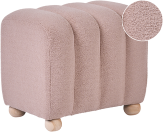 Pouf IDYLLWILD Bouclé Beige