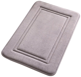 OKWISH Badematte Memory Schaum Badezimmerteppich Badteppich Badematten Badezimmer, Memory Schaum, Rutschfeste Rückseite, Rutschfest, Weich, Maschinenwaschbar, Polyester, Badezimmern Waschtischen Schlafzimmern Wohnzimmern Fluren Waschküchen