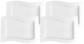 Villeroy & Boch NewWave Gourmetteller 33 x 24 cm 4er Set - DS