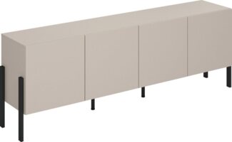 INOSIGN Kommode Jukon,Breite 200 cm, moderne grifflose Kommode,4 Türen, Sideboard, Anrichte viel Stauraum, push-to-open-Funktion