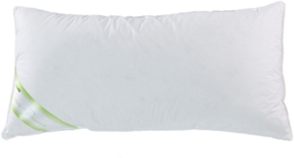 franknatur Gänsefederkopfkissen Christin, Füllung: 70% Gänsefedern, 30% Gänsedaunen, Bezug: 100% Baumwolle, Kissen mit Gänsedaunen und -federn, allergikergeeignet