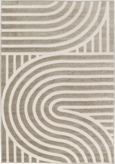 OTTO home Teppich Rubi, Supersoft, 3D- Design, weiche Haptik, rechteckig, Höhe: 9 mm, softer Kurzflor, pflegeleicht, Wohnzimmer, Esszimmer, Schlafzimmer