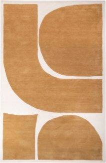 Morgenland Wollteppich - UrbanEdge - rechteckig - 240 x 190 - Camel