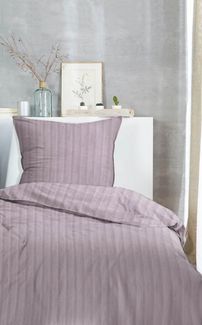 Primera Bettwäsche Stone-Washed Style, Renforcé, 2 teilig, Bettwäsche mit Streifen aus 100 % Baumwolle, ab Gr. 135x200 cm