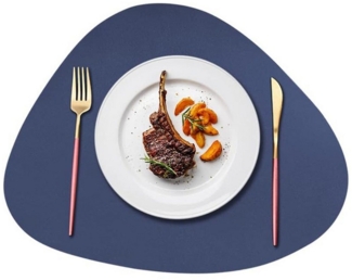 STILVORA Platzset 4er-set Tischset rutschfest Leder Tischuntersetzer für Esstisch, (Rutschfest Abwaschbar Hitzebeständig Schmutzabweisend, Doppelseitigen Tischuntersetzer Untersetzer), 4x Tischsets 4x Untersetzer Hause Küche Speisetisch Restaurant Hotel