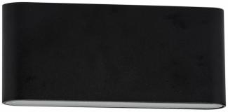 Havit Lighting LED Außen Wandleuchte LISSE HV3644W-BLK, schwarz, sehr hochwertig, inkl. Montagematerial