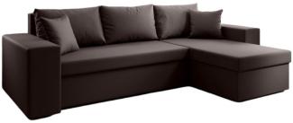 Luxusbetten24 Schlafsofa Designer Sofa Denver, mit Stauraum und Schlaffunktion