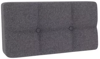 Gutekissen® Palettenkissen Gesteppte Kissen mit Knöpfen, Palettenauflagen Sitzkissen Rückenlehne Gesteppt PFG (Rückenlehne 120x40, Dunkelgrau)