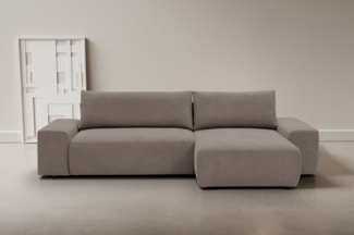 WERK2 Ecksofa Amsterdam, zeitlos und elegant, Breite 300cm, L-Form, Design Ecksofa mit hohem Komfort, Schlaffunktion & Bettkasten