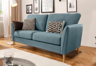 Home affaire 2-Sitzer MARSEILLE Sofa 170 cm, mit Massivholzbeinen aus Eiche, verschiedene Bezüge und Farbvarianten