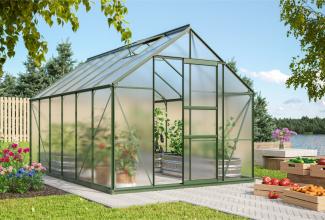 Vitavia Gewächshaus "Merkur 9900", smaragd grün, 9,9 m²,4 mm HKP